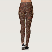 Koffiewoord Cloud Brown ID283 Leggings (Achterkant)