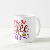 Koffiewoord en harten in mokken (Voorkant rechts)