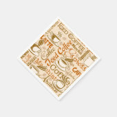 koffiewoordpartij servet (Hoek)