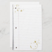 Koffiezakboekpapier (top 10) briefpapier (Voorkant / Achterkant)