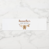 koffiezetapparaat-Baby shower Waterfles Etiket (Enkel label)