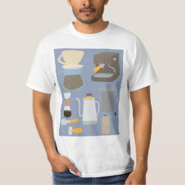 Koffiezetapparatuur T-shirt