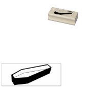 Koffine van kunstzegel van Dracula silhouette Rubberstempel (Gestempeld)