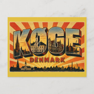 Køge Denemarken Oude Stad Briefkaart