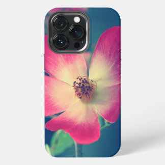 Kogel voor Iphone 13 pro Fleur Rose Hoesje