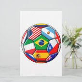 Kogelbal met vlaggen (Staand voorkant)