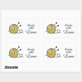 Kogelbal van het krijngestel - Aangepaste kleur Rechthoekige Sticker (Vel)