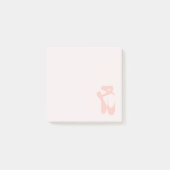 Kogelballetschoenen, balletdanser post-it® notes (Voorkant)