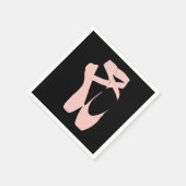 Kogelballetschoenen, balletdanser servet (Hoek)