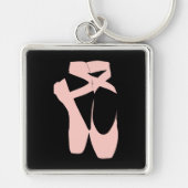 Kogelballetschoenen, balletdanser sleutelhanger (Voorkant)