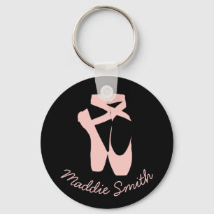 Kogelballetschoenen, balletdanser sleutelhanger