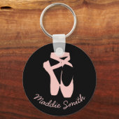 Kogelballetschoenen, balletdanser sleutelhanger (Voorkant)