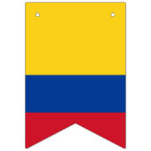 Kogelbanner onder Colombiaanse vlag Vlaggetjes (Tweede vlag)
