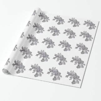 Kogelbladeren met eikels cadeaupapier