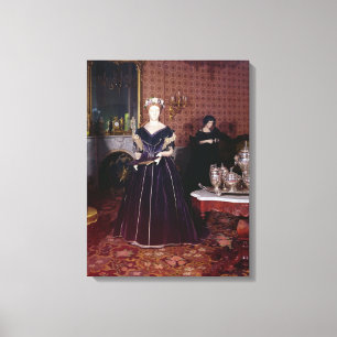 Kogelboon van Mary Todd Lincoln Canvas Afdruk