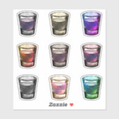 kogelbril sticker (Vel)