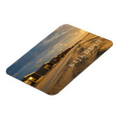 Kogelcabine bij zonsondergang aan de nederlandse k magneet (Linkerzijde)