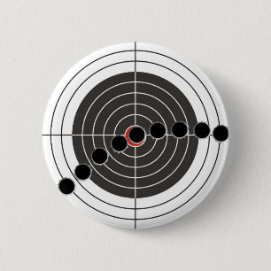 kogelgaten van het pistool van de machine boven he ronde button 5,7 cm