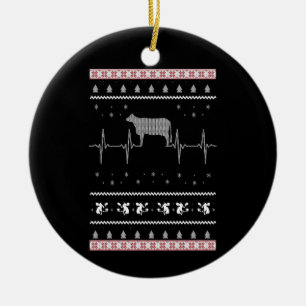 Kogelgeschenk  Sneeuwkraamcode voor kerstmis Keramisch Ornament