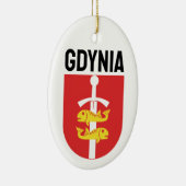 Kogeljas Gdynia, Polen Keramisch Ornament (Rechts)