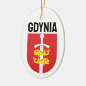 Kogeljas Gdynia, Polen Keramisch Ornament (Links)