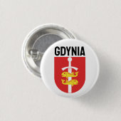 Kogeljas Gdynia, Polen Ronde Button 3,2 Cm (Voorkant /achterkant)
