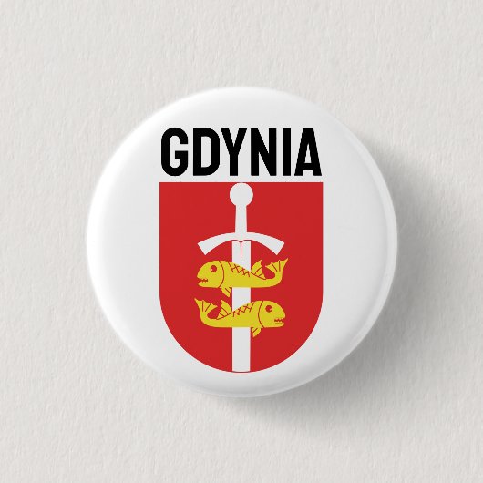 Kogeljas Gdynia, Polen Ronde Button 3,2 Cm (Voorkant)