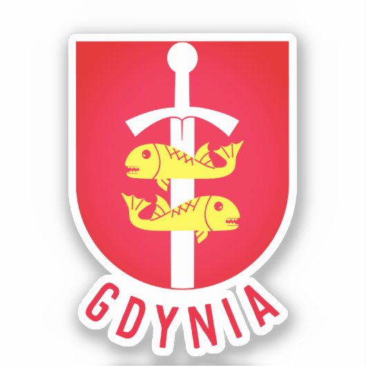 Kogeljas Gdynia, Polen Sticker (Voorkant)
