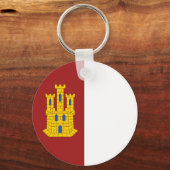 Kogeljas van Castilla La Mancha - Spanje Sleutelhanger (Voorkant)