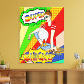 Kogelkip | Kipmuur-kunst Canvas Afdruk (Insitu (Woonkamer))