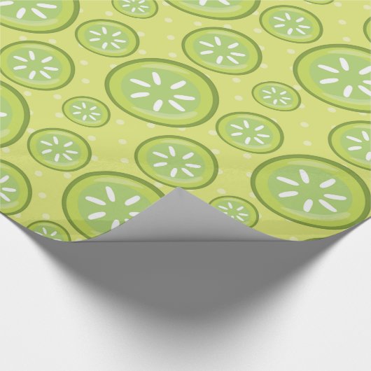 Kogelpapier voor vun spa-komkommer cadeaupapier (Hoek)