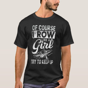Kogelroeien meisjes Coxswin Paddle Oar Crew R. T-shirt