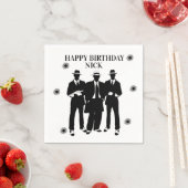 Kogels en gangsters partij servetten (Insitu)