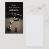 kogels en vuurwapens visitekaartje (Voorkant / Achterkant)