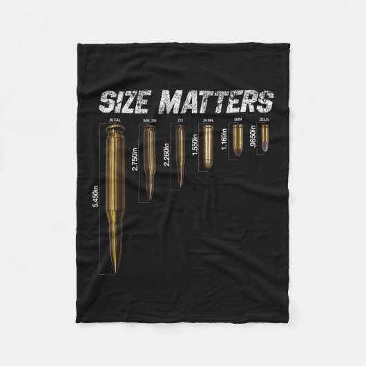 Kogels maat S Fleece Deken (Voorkant)