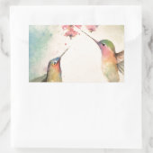 kogels rechthoekige sticker (Tas)