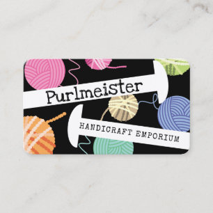 Kogels van breinaalden voor kleurstof visitekaartje