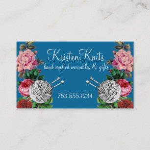 Kogels van breinaalden voor  roos visitekaartje