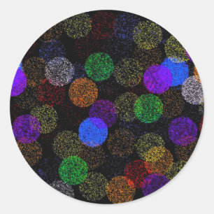 Kogels van Yarn Ronde Sticker