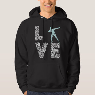 Kogelstoten Liefde voor baan en veld Werpen Hoodie