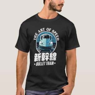 Kogeltrein Japan Shinkansen Japans Kanji Trein T-shirt