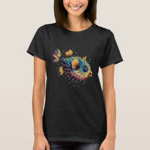 Kogelvis Blaasvis Dier Motief Zee Oceaan Kogelvis T-shirt