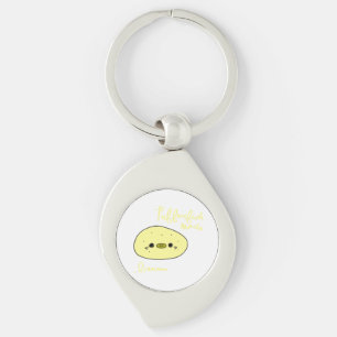 Kogelvis Cute Mochi Grappige Dier Mochi Sleutelhanger