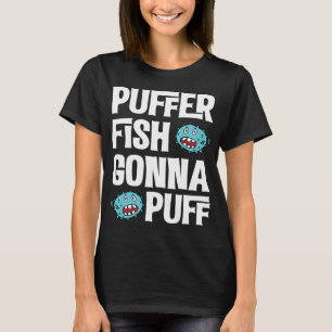 kogelvis gaat opzwellen kogelvis t-shirt