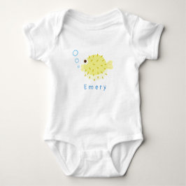Kogelvis op maat baby body romper