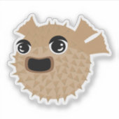 Kogelvis Sticker (Voorkant)