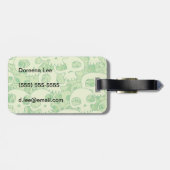 Kogelwollen schedels bagagelabel (Achterkant horizontaal)