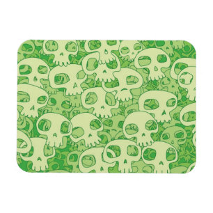 Kogelwollen schedels magneet