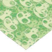 Kogelwollen schedels tafelkleed (Gekanteld)