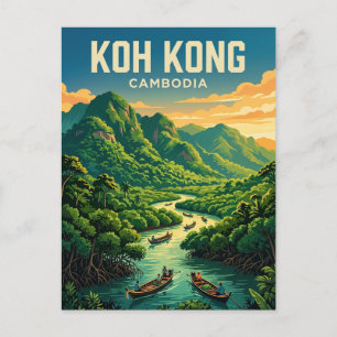 Koh Kong Cambodja Briefkaart